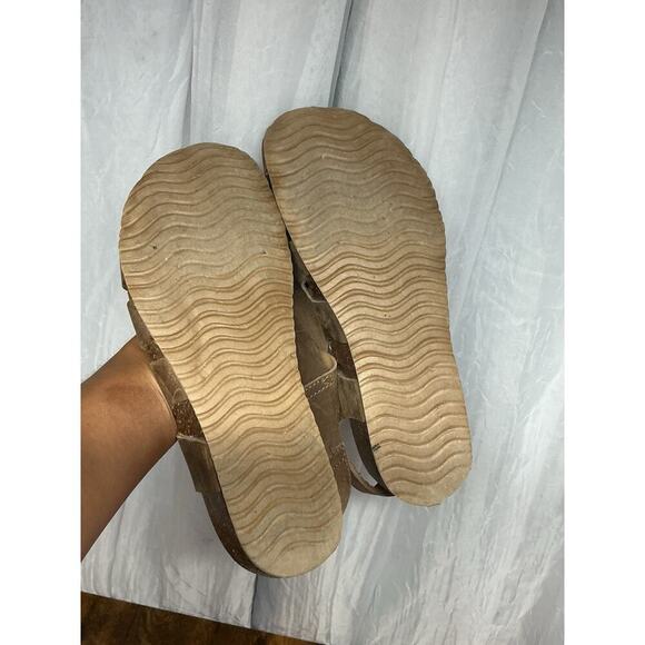 BioNatura SOLO Leather Mary Jane Closed Toe Sandals Size 7/38 Cork Brown - Picture 14 of 14